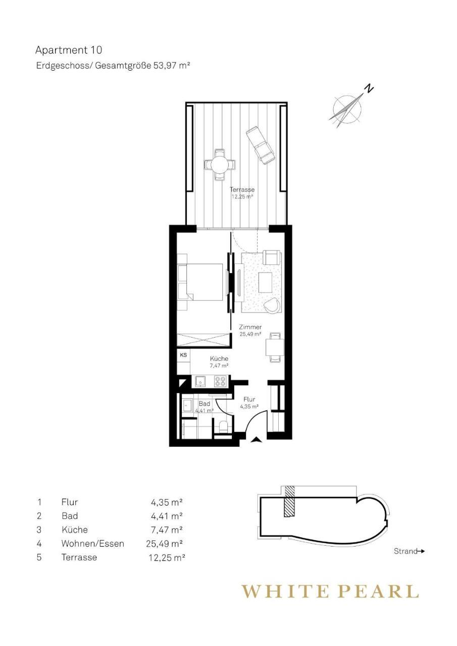 White Pearl Apartment 0.10 Timmendorfer Strand Bagian luar foto
